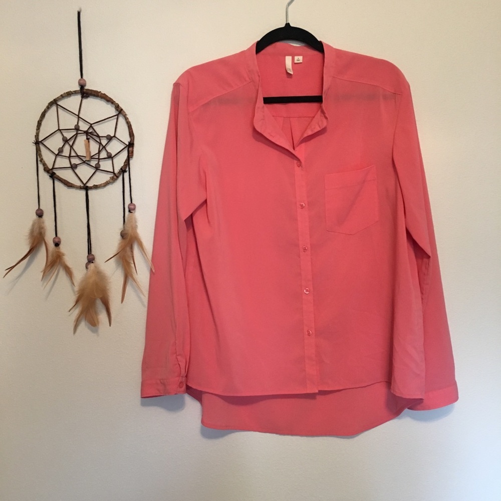 Frenchi sheer button up!